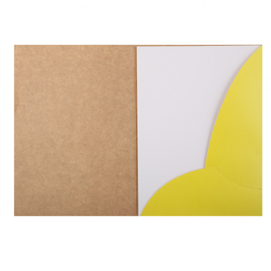 Набор белого картона А4, 10 листов, мелованный, в папке Каляка-Маляка КБМКМ10