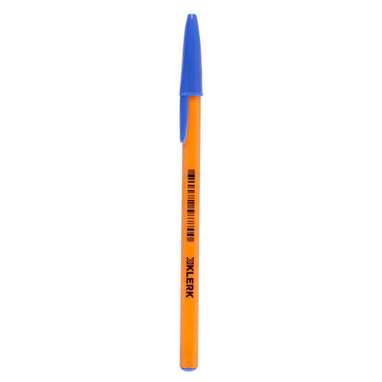 Ручка пишущий узел 0,7 мм, одноразовая, цвет чернил синий Basic KLERK 231719