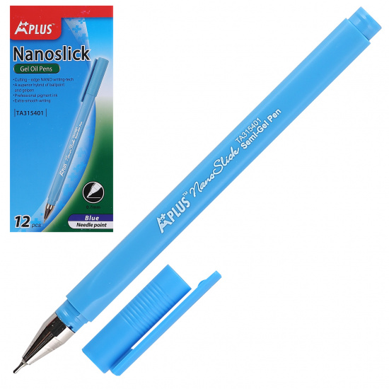 Ручка масляная, пишущий узел 0,7 мм, игольчатая, цвет чернил синий Beifa TA315401
