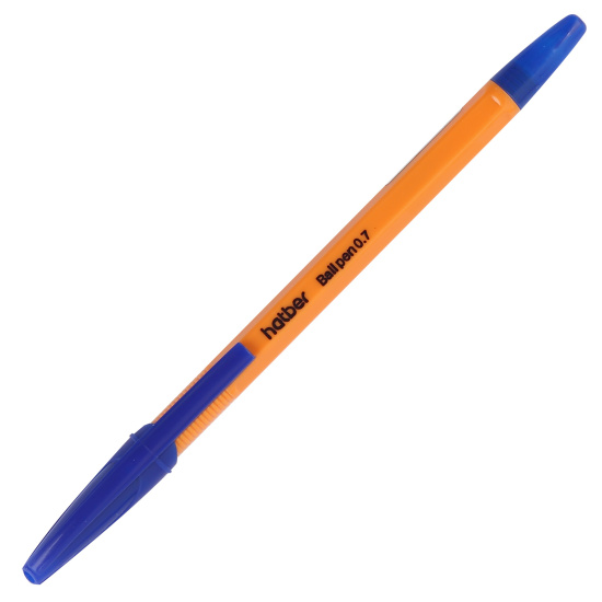 Ручка масляная, пишущий узел 0,7 мм, цвет чернил синий Х-5 Hatber BP_062567