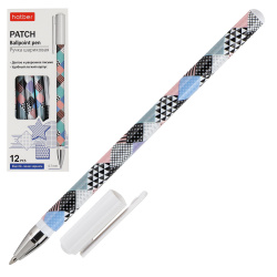 Ручка масляная, пишущий узел 0,7 мм, цвет чернил синий, ассорти 2 вида Patch Hatber BP_076110