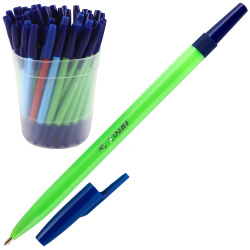 Ручка пишущий узел 1,0 мм, цвет чернил синий NEON Стамм РШ01