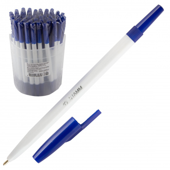 Ручка пишущий узел 1,0 мм, цвет чернил синий Стамм РШ11