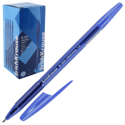 Ручка пишущий узел 1,0 мм, цвет чернил синий Stick Original R-301 Erich Krause 60968