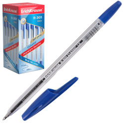Ручка пишущий узел 1,0 мм, цвет чернил синий R-301 Erich Krause 43184