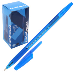 Ручка пишущий узел 1,0 мм, цвет чернил синий Stick&Grip R-301 Erich Krause 60972