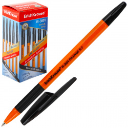 Ручка пишущий узел 0,7 мм, цвет чернил черный Spring Stick&Grip R-301 Erich Krause 39533