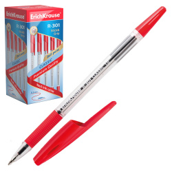 Ручка пишущий узел 1,0 мм, цвет чернил красный Grip Erich Krause 43188