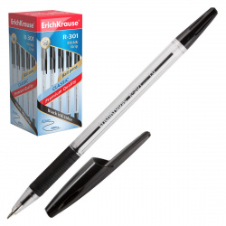 Ручка пишущий узел 1,0 мм, цвет чернил черный Grip R-301 Erich Krause 39528