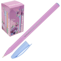 Ручка пишущий узел 1,0 мм, игольчатая, одноразовая, цвет чернил синий Ultra Glide Technology U-108 Stick Pastel Bloom U-108 Erich Krause 61020