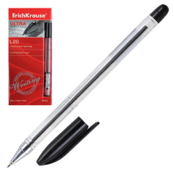 Ручка пишущий узел 0,7 мм, игольчатая, цвет чернил черный Erich Krause 13876
