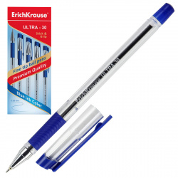 Ручка пишущий узел 0,7 мм, игольчатая, цвет чернил синий Erich Krause 19613
