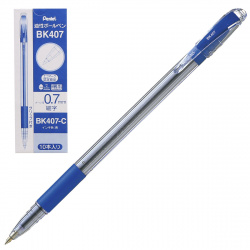 Ручка пишущий узел 0,7мм, цвет чернил синий Pentel BK407-C