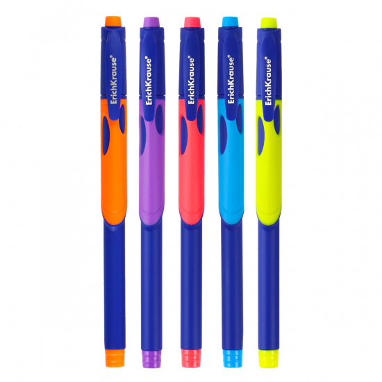 Ручка пишущий узел 0,7 мм, цвет чернил синий ErgoLine Kids Erich Krause 41539