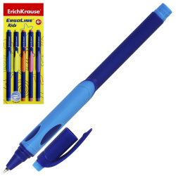 Ручка пишущий узел 0,7 мм, цвет чернил синий ErgoLine Kids Erich Krause 41539