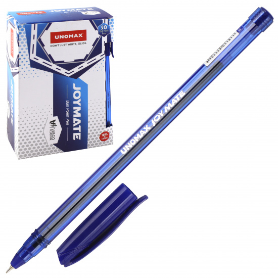 Ручка масляная, пишущий узел 0,5 мм, цвет чернил синий Joy Mate Unomax 1511855