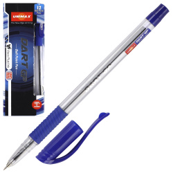 Ручка масляная, пишущий узел 0,7 мм, цвет чернил синий Dart GP Unomax 722470