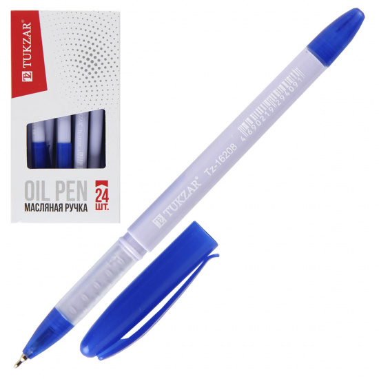 Ручка масляная, пишущий узел 0,7 мм, цвет чернил синий Tukzar TZ 16208