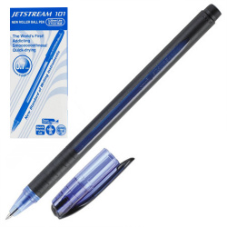 Ручка шар 0,7 черн корп Uni Jetstream SX-101-07 син к/к