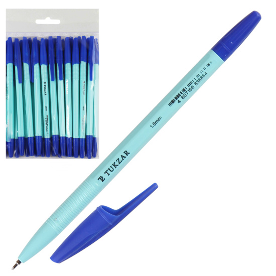 Ручка масляная, пишущий узел 1,0 мм, цвет чернил синий Tukzar 16275