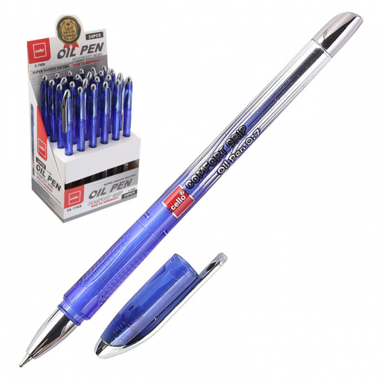 Ручка масляная, пишущий узел 0,7 мм, цвет чернил синий Schreiber SL 1169-24