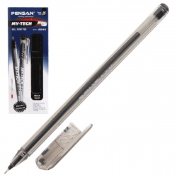 Ручка масляная, пишущий узел 0,7 мм, игольчатая, цвет чернил черный MY-TECH Pensan 2240/480211