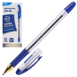 Ручка пишущий узел 0,7 мм, цвет чернил синий Arris Golden Deli CQ40-BL