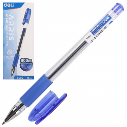 Ручка пишущий узел 0,7 мм, цвет чернил синий Arris Deli EQ55-BL