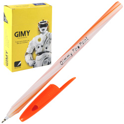 Ручка пишущий узел 0,6 мм, игольчатая, одноразовая, цвет чернил синий Gimmy Linc 4010