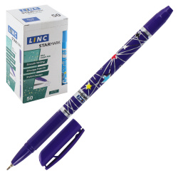Ручка пишущий узел 0,6 мм, игольчатая, цвет чернил синий, ассорти 4 вида STARMAR Linc 950F