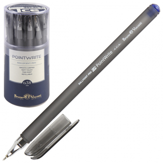 Ручка пишущий узел 0,38 мм, цвет чернил синий BrunoVisconti 20-0209
