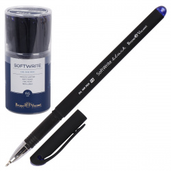 Ручка масляная, пишущий узел 0,5 мм, игольчатая, цвет чернил синий Black BrunoVisconti 20-0085
