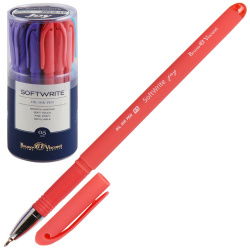Ручка масляная, пишущий узел 0,5 мм, игольчатая, цвет чернил синий, ассорти 3 вида Joy BrunoVisconti 20-0094