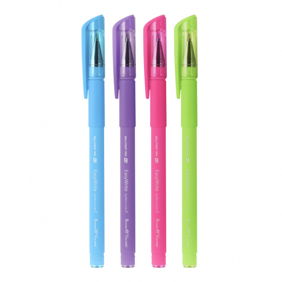 Ручка пишущий узел 0,5 мм, цвет чернил синий, ассорти 4 вида Special EasyWrite BrunoVisconti 20-0040