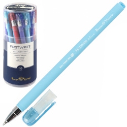 Ручка шар 0,5 цветн корп BrunoVisconti FirstWrite Joy 20-0283 син пл/уп ассорти 3 вида