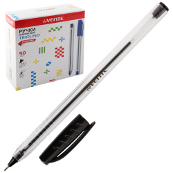 Ручка масляная, пишущий узел 0,7 мм, игольчатая, цвет чернил черный deVENTE 5073829