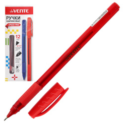 Ручка масляная, пишущий узел 0,7 мм, игольчатая, цвет чернил красный deVENTE 5073844