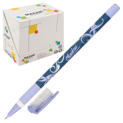 Ручка масляная, пишущий узел 0,7 мм, цвет чернил синий, ассорти 6 видов Shadow Mazari M-5723D-70