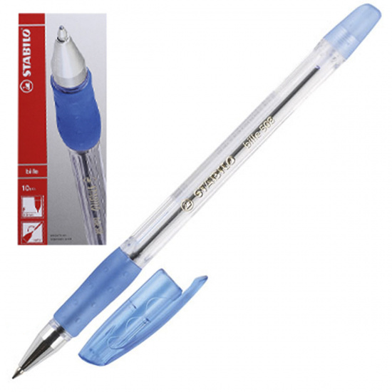 Ручка пишущий узел 0,7 мм, цвет чернил синий bille Stabilo 508/41