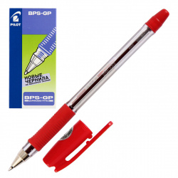 Ручка масляная, пишущий узел 0,7 мм, цвет чернил красный Pilot BPS-GP-F R