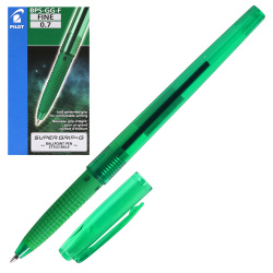 Ручка масляная, пишущий узел 0,7 мм, цвет чернил зеленый Pilot BPS-GG-F G