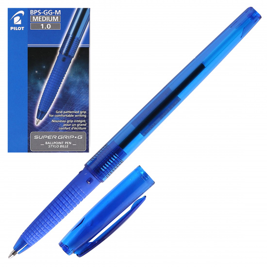 Ручка масляная, пишущий узел 1,0 мм, цвет чернил синий Pilot BPS-GG-M L
