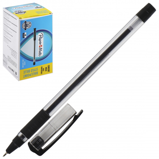 Ручка пишущий узел 0,7 мм, игольчатая, цвет чернил черный PM BRITE TUCK BLACK PaperMate 2084418