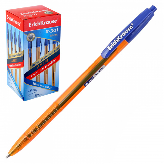 Ручка автоматическая, пишущий узел 0,7 мм, цвет чернил синий Erich Krause 53345