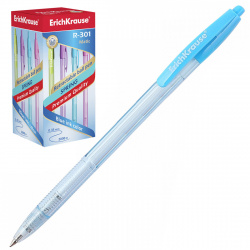Ручка автоматическая, пишущий узел 0,7 мм, цвет чернил синий R-301 Spring Matic Erich Krause 53344