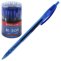 Ручка автоматическая, пишущий узел 0,7 мм, цвет чернил синий R-301 Matic Orange Erich Krause 46764