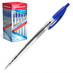 Ручка автоматическая, пишущий узел 1,0 мм, цвет чернил синий R-301 Classic Matic Erich Krause 38509