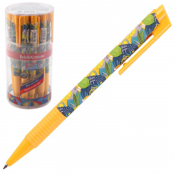 Ручка автоматическая, пишущий узел 0,7 мм, цвет чернил синий Lime Erich Krause 56128