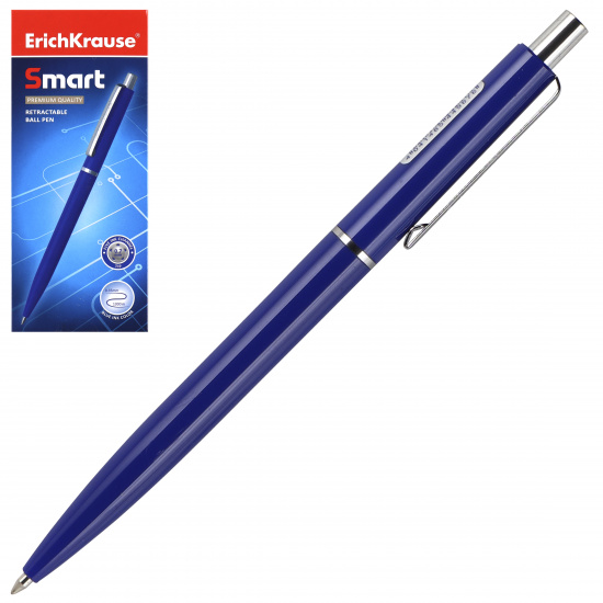 Ручка автоматическая, пишущий узел 0,7 мм, цвет чернил синий Erich Krause 44967