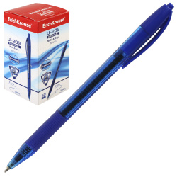 Ручка автоматическая, пишущий узел 1,0 мм, игольчатая, одноразовая, цвет чернил синий Erich Krause 47610